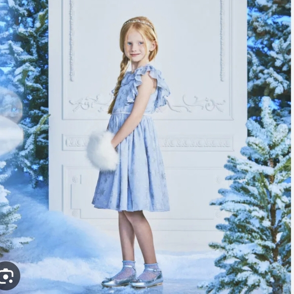 Janie and Jack Other - Janie and Jack- Disney Frozen Shimmer Snowflake Dress 👗